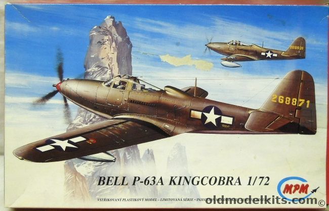 MPM 1/72 Bell P-63A Kingcobra - USA or USSR, 72021 plastic model kit